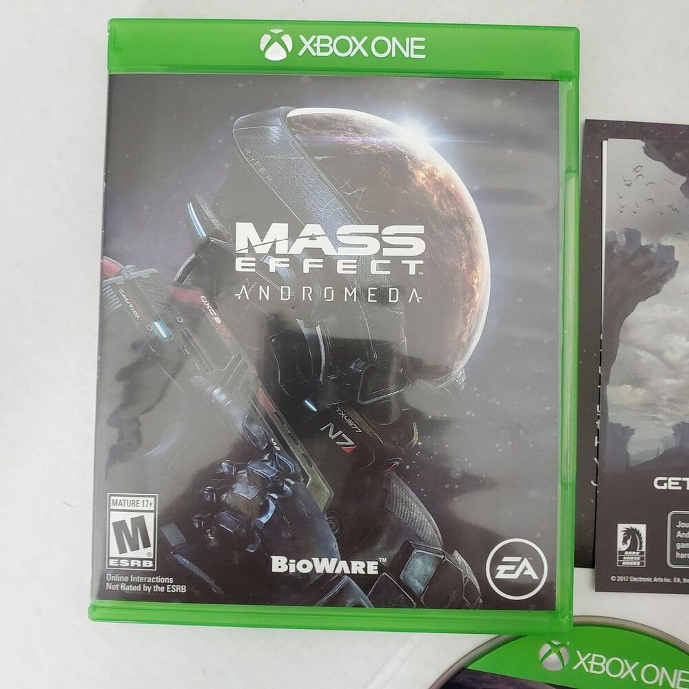 EA Games XBOX ONE Mass Effect Andromeda Rated M Action Video Game Complete